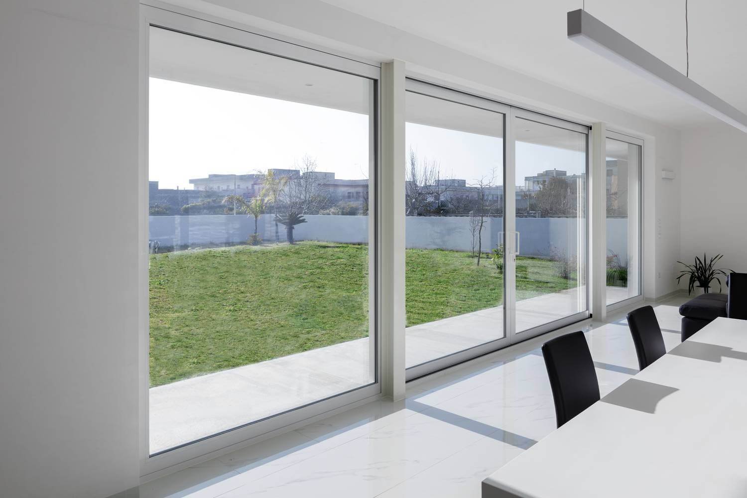 serramenti alluminio interno Schuco