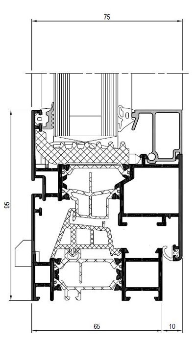 metra 65hes piantina